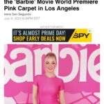 Kelli Erdmann Instagram - thank you @wbpictures for inviting us to @barbiethemovie premiere!!! it was everything & more🫶 what a dream!!! #barbiethemovie