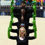 Kelli Erdmann Instagram - Santa Monica has a new attraction! 🎡 #urbantheory #tutting #dance #santamonica #happykelli