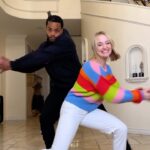 Kelli Erdmann Instagram - had to try it double speed 😝 @kingbach #rafaga #dance #spedup #happykelli #kingbach #dancechallenge #trend