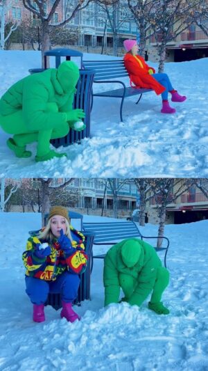 Kelli Erdmann Instagram - Who wants to see the results?!

#behindthescenes #happykelli #vfx #snow #winter