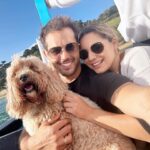 Kelly Brook Instagram - Teddy’s Holiday to Salcombe 🦀💕🐚🦞🐶🐾🦴⚓️🚤