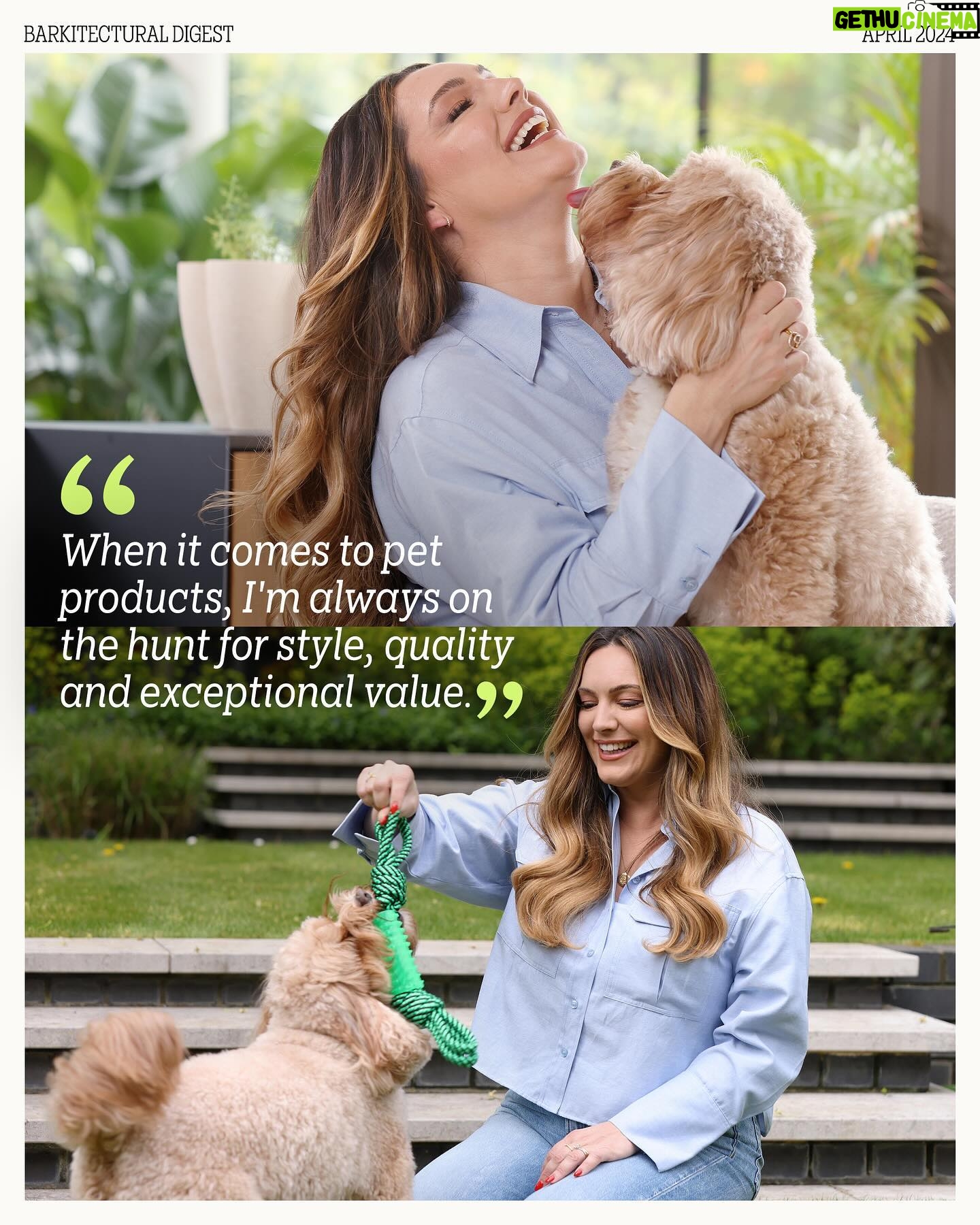 Kelly Brook Instagram - Introducing #BarkitecturalDigest, a digital content series to inspire pet owners wanting to give their pets a life of luxury for less. Here we spoke with dog mum and interiors fan @iamkb about all things pet and the home. She’s never far from her beloved cavapoo, Teddy, so it’s no surprise that elements of her home are designed not only to match her style, but with him in mind. At Homesense, you don’t have to compromise when it comes to your pets – or your interior style. With quality pet products and homeware at incredible value all year round, and fresh deliveries arriving throughout the week, you never know what you might find. Follow along for tips and inspiration. Welcome to a world where every pawprint adds a touch of charm to your home 🤍 #PetsOfHomesense #BarkitecturalDigest #AD