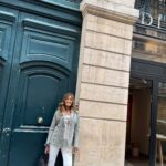 Kelly Jean Killoren Instagram - PARIS is always a good idea. I was inspired by @jimmyfallon Heres my white tight pants vibe 1. White is great for Spring @ramybrook 2. My wool blazer @maisonalaia 3. My lace top @loveshackfancy . I love so many parts or Paris. I cant wait for you to see Paris through my eyes. Xx kkb
