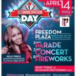 Kelly Price Instagram - DC!!!! You are up next. Meet me tomorrow at @visitwashingtondc #FreedomPlaza for the #emancipationdaydc 2024 celebration This is a family friendly event with something for everyone! Bring mama and the kids ! Can’t wait to sing with you!