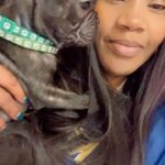 Kelly Price Instagram - Say goodnight Grandpa @grandpa_and_gotti 🥰🐶❤️😍