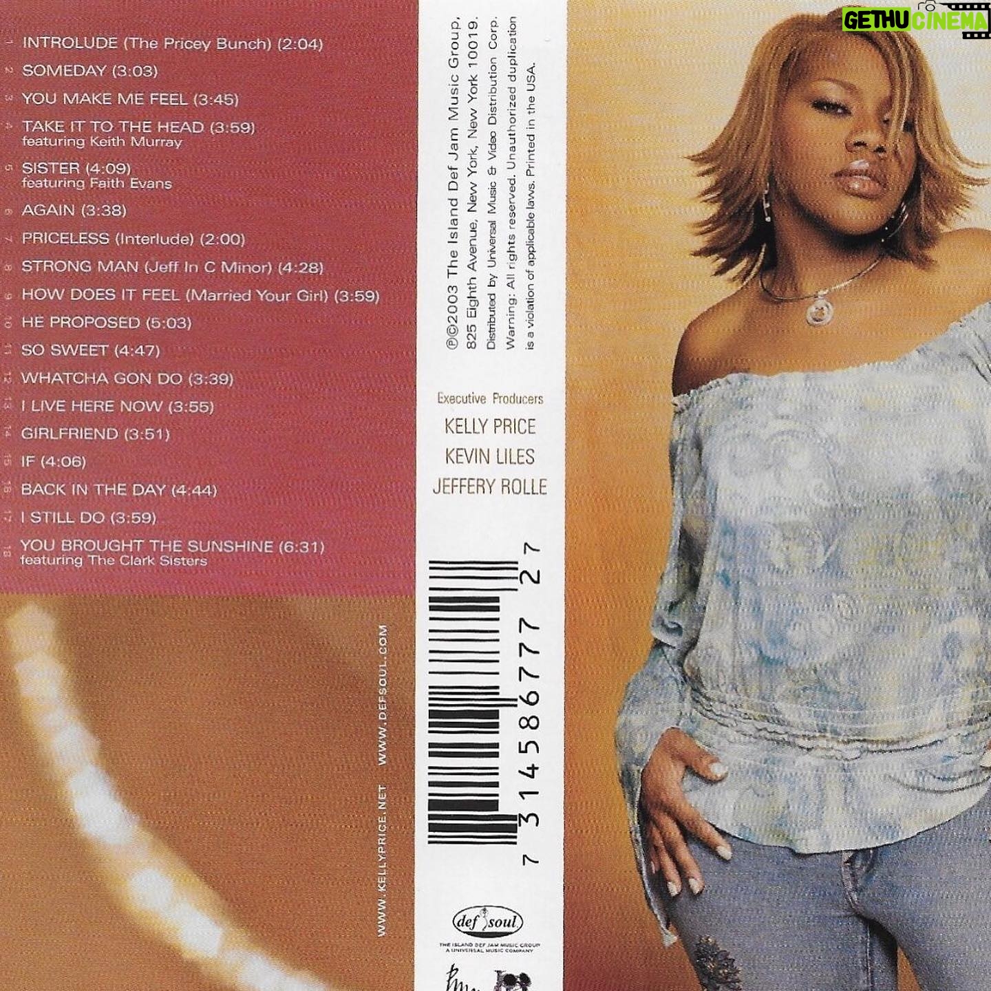 Kelly Price Instagram - 20 years ago today, mskellyprice released her album “Priceless.” What’s one of your favorite songs? #kellyprice #ratedrnb