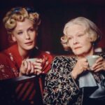 Kelly Reilly Instagram - Memory lane .. 26 years old with this queen educating me over tea 💫 #mrshendersonpresents