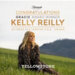 Kelly Reilly Instagram - Thank you @allwomeninmedia for this . Honored to be counted among you #thegracies