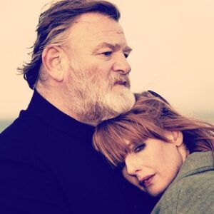Kelly Reilly Instagram - That time I was lucky enough to work with one of the greatest . And one of the loveliest 💚#brendangleeson #calvary