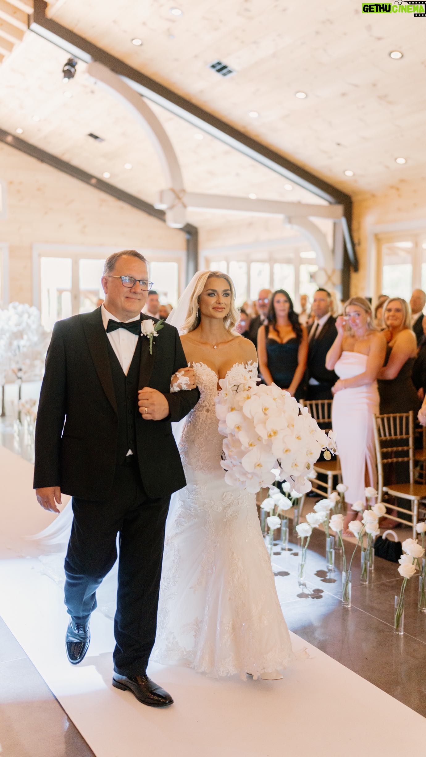 Kelsey Owens Instagram - So many people have asked me “What was your favorite part of your wedding?” and I can without a doubt say THIS was my favorite part. Leading up to our wedding I always thought walking down the aisle was going to be the most nerve wracking part, but it turns out I wish I could relive every second of it over & over. From walking down the aisle to the song my dad always danced with my mom to when she was pregnant with me to having an overwhelming sense of comfort rush over me the second I got to hold hands with Max(OH & did you see that tear drop!?)🥹 Saying “I do” was the easiest decision of my life and this video shows the best moment of it. I’m beyond happy I to get to share it with you all! P.S. If you’re a future bride all these gorgeous flowers are from @poppyflowersco and I can’t recommend them enough for a wedding🌸 🎥: @rabecca_cruz_photography