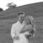 Kelsey Owens Instagram – Future Mr. & Mrs. Strong 🤍

I always pictured my engagement photos all done up and somewhere fancy, but last minute we landed on a field with our dog, champagne, & some pizza☺️ It could not be more us!

Photography: @tiffanymaysonetphoto
HMUA: @kissandmakeupbysteph