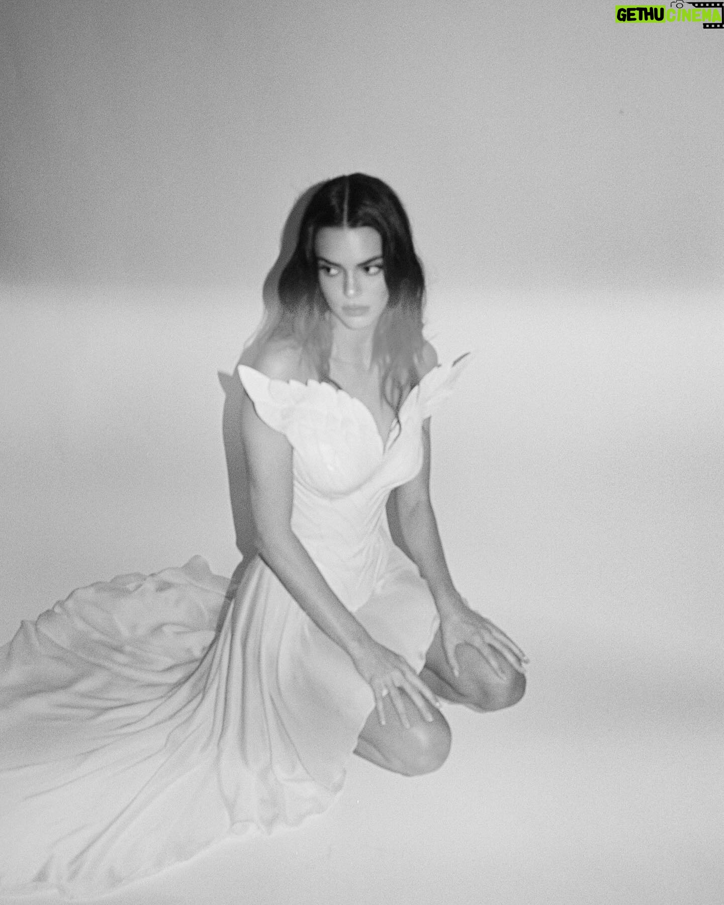 Kendall Jenner Instagram - wearing this dress was a complete honor! thank you to the house of @givenchy for letting me pull such special archival pieces 🤍 Givenchy by Alexander McQueen 1997