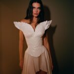 Kendall Jenner Instagram - wearing this dress was a complete honor! thank you to the house of @givenchy for letting me pull such special archival pieces 🤍 Givenchy by Alexander McQueen 1997