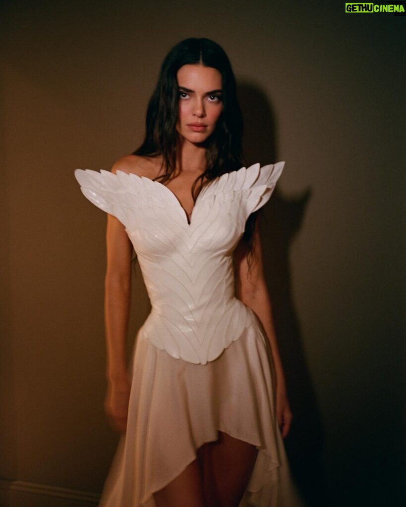 Kendall Jenner Instagram - wearing this dress was a complete honor! thank you to the house of @givenchy for letting me pull such special archival pieces 🤍 Givenchy by Alexander McQueen 1997