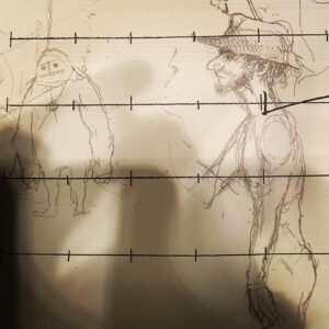 Kenshi Yonezu Instagram - rec中のらくがき