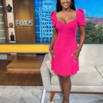 Kenya Moore Instagram - Thank you @fox5dc for allowing me to co-host the morning news! Thank you @ubiquitous_expo for allowing me to showcase @kenyamoorehair Thanks DC for the warm welcome! I’ll be back soon ❤️ Dress @carolinaherrera