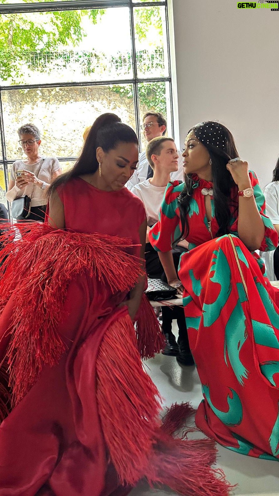 Kenya Moore Instagram - @ramialaliofficial #pariscoutureweek #2023 #frontrow #fashion #designers #paris
