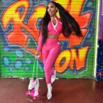 Kenya Moore Instagram - This music video was so much fun! Now you know I can skate I’m from #Detroit! Catch the premier now of @drewsidora “you already know” it’s truly a bop! Say what you want but the girl can sang!!!