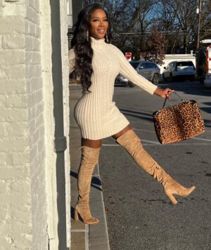 Kenya Moore Instagram - Putting my best foot forward 👢
