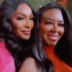 Kenya Moore Instagram - Happy birthday to my sister Miss Cheekbones! You are light and continue to shine baby! Burn bright! I love you always and forever