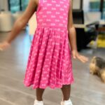 Kenya Moore Instagram - First Day of School @thebrooklyndaly ! Thank you @barbie X @poshpeanut for the dress. Now get your 🙌🏾 up!