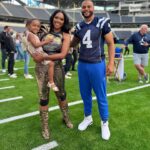 Kenya Moore Instagram - @_4dak good luck with your season! It was a blast working with you. Sorry I had to intercept your ball like that 😝🏈