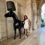 Kenya Moore Instagram – In Paris, the stallions wear hats and @maisonalaia 😂