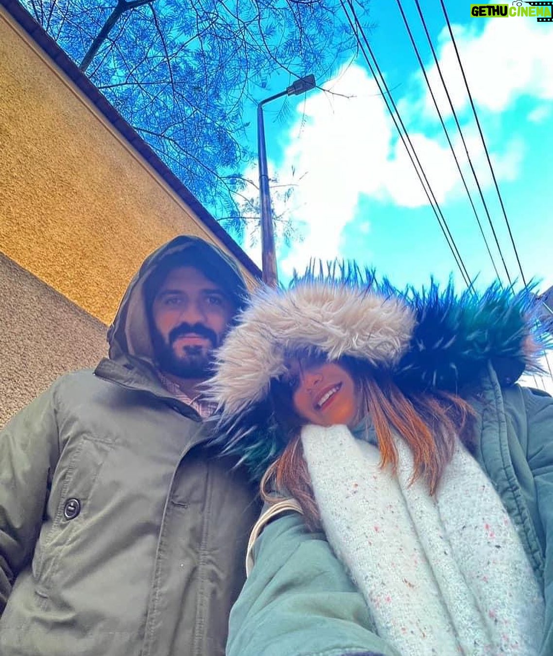 Kenzy Madbouly Instagram - Winter was always better and warmer when you were around 🥺🤍 @ferassmohib