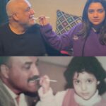 Kenzy Madbouly Instagram - 23 years difference 🤍 بابا بالشنب كان كارف على جمال عبد الناصر😂👨🏻