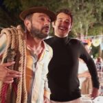 Kerem Alışık Instagram - Arif V 216’dan bir kare... Bir yanda Sadri Alışık Bir yanda Turist yani Cambaz Ömer İkisini özetlersek Biri kalp biri ciğer Nereye gitseler beraber gider Gidenler bizden gider..
