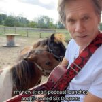 Kevin Bacon Instagram - It’s a big day people!! 🎉 Today, we’re launching my new podcast, “Six Degrees with Kevin Bacon!” Join me as we explore the incredible stories of those making a positive impact in their communities. Let’s celebrate #InternationalDayofCharity with inspiration and action. We’re kicking it off with my buddy, @markruffalo. Take a listen on iHeartRadio, Apple Podcasts, or Amazon Music every Tuesday! #SixDegreesPod