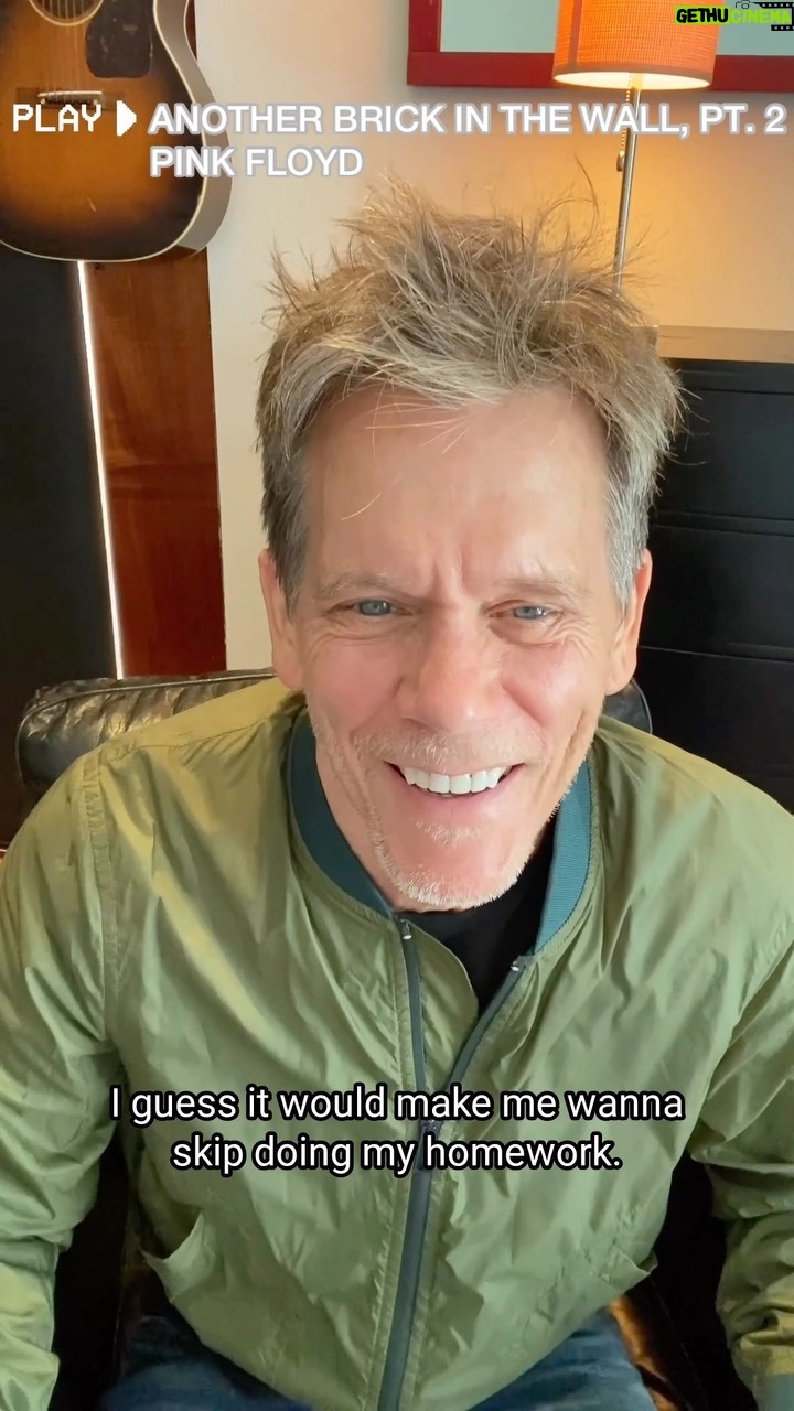 Kevin Bacon Instagram - If there’s anything worse than the #MondayBlues, it’s having more chores to do when you get home. To take the edge off, I’m playing a few songs that help me through: Chain Gang by @officialsamcooke, Another Brick In The Wall Pt. 2 by @pinkfloyd, and I Want You Back by @lakestreetdive. Hope these help! Listen to the rest of my playlist at the link in my stories.