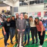 Kevin Bacon Instagram - The secret is out! We are answering the call and heading back to where it all began at Payson High School. Big thanks to the @todayshow for amazing coverage in the field and all of the many partners that helped keep this super hush while the @sixdegreesofkb team tirelessly planned. Our partners at @viewpoint.pr, @utahfilm, and @payson_lions really helped to pull this together….Including the heavy lift of getting 1000 high schoolers to that gym at 4am without spoiling this moment. These young people really worked hard and getting our attention and it’s been fun to follow along this past year! We will be building a minimum of 5,000 resource kits for 4 incredible organizations serving youth and families in crisis across Utah, Nevada and Colorado. This takes place on April 20th at the football field in Payson. If your brand or company want to be involved, please reach out to the folks at SixDegrees. We are looking for a few more sponsors and donors to make this an event filled with relentless joy and meaningful impact. Let’s Dance!! - and by dance, we mean do an epic service project! You can join us in supporting these resource kits by heading to pledge.to/bacontopayson #bacontopayson #communitybuilding #volunteerism #collectiveimpact
