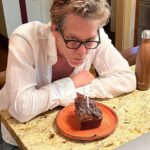 Kevin Bacon Instagram - Anyone who knows me, knows I’m not a fan of my birthday. My wife has made this a beautiful day. She has said recently our marriage is like roast chicken, so she made a perfect chicken for dinner followed by my favorite— buckwheat banana bread with chocolate icing. Perfect day.