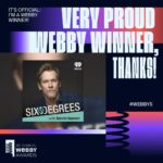 Kevin Bacon Instagram - We took home the Webby and People’s Voice Award in the Public Service & Activism in the Podcast category! 🏆 So proud of everyone who made this podcast possible. @sixdegreesofkb #sixdegreesPod