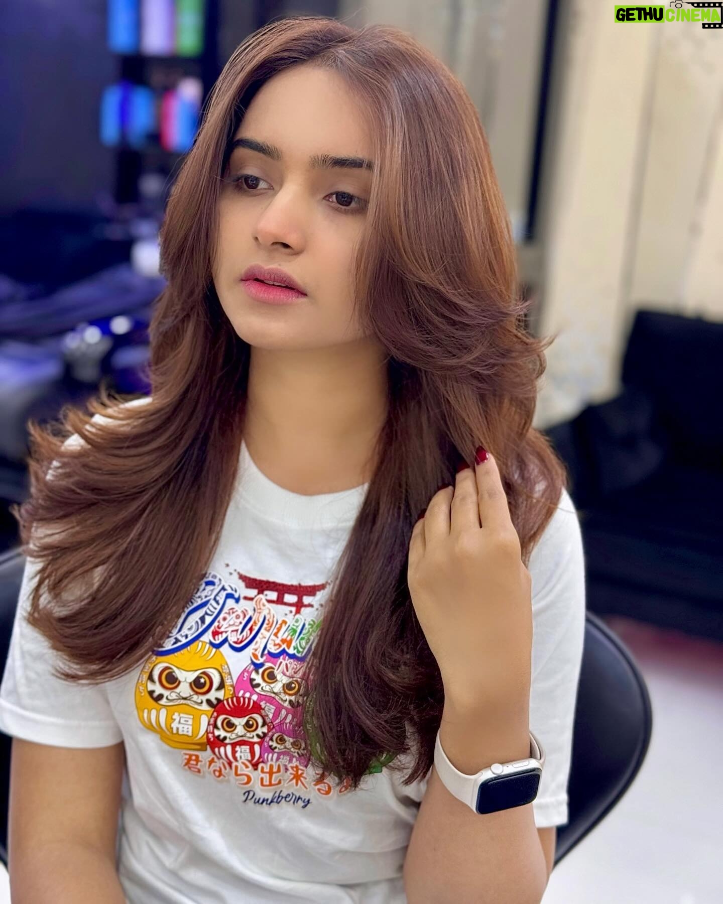 Keya Akter Payel Instagram - Finally treated myself to a hair makeover after a long 🌸