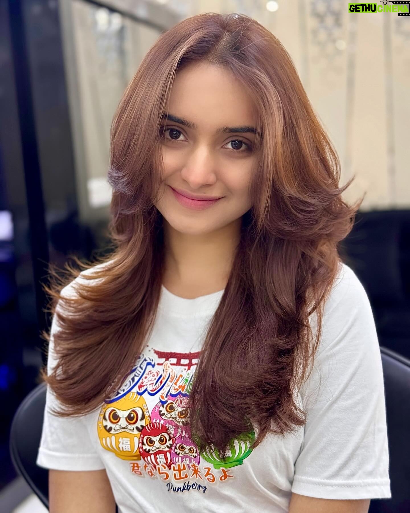 Keya Akter Payel Instagram - Finally treated myself to a hair makeover after a long 🌸