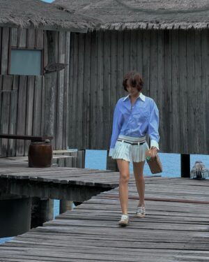 Khánh Linh Instagram - Once a Miumiu girl, forever a Miumiu girl🤎