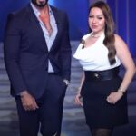 Khaled Selim Instagram - في كواليس هتشوفوها لأول مرة النجم #خالد_سليم عمل في ستوديو #حبر_سري جو كله غنا و هزار 😍😍 #اسما_ابراهيم #القاهرة_والناس @asmaa_ibraheemofficial @khaledselimofficial