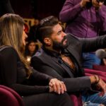 Khaled Selim Instagram - بجد من أجمل اللقاءات و البرامج اللي شاركت فيها .. و كانت مليانة طاقة إيجابية و راحة نفسية سواء كانت مع صديق العمر أمير كرارة أو مع الجميلة دينا فؤاد شريكتي في بطولة المسلسل الجديد (حكايات الماميز).. أو مع فرقتي الجميلة و الجامدة اوي .. كنت بجد متسلطن من الغنا و مستمتع بالحوار .. شكرا لهندسة الصوت و الاضاءة و المخرج الرائع و فريق الإخراج و الديكور و فريق الإنتاج.. و تاني و تالت شكرا أمير كرارة و المتحدة للخدمات الإعلامية و الصديق العزيز تامر مرسي على كل شيء .. شكرا م.مفدي ثابت و م.رفيق عدلي.. Photographed by: @abdallahnafeaofficial