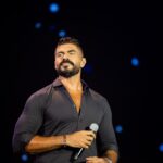 Khaled Selim Instagram - سعيد جدا بوقوفي أمام الجمهور السعودي (الجداوي) و فرحت جداً بتفاعلهم الرائع.. ألف شكر ليكم .. و شكراً معالي المستشار تركي آل شيخ على الفرصة دي و حبايبي بنش مارك على المجهود الرائع.. على أمل مقابلتكم في حفلات اخرى بإذن الله #جدة #بنش_مارك #بنش_مارك_الرقم_الصعب #تركي_آل_الشيخ #عمو_زكي