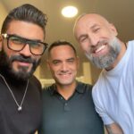 Khaled Selim Instagram - صعب انك تقابل ناس جميلة و صافية و نظيفة .. في الزمن دا .. بس حصل.. والحمدلله .. بجد انا سعيد اني اتعرفت على الرائع فادي الخطيب .. و اني قابلت صديقي و اخويا المحترم و عشرة العمر ايمن القيسوني .. سعيد بالتجربة جدا .. و بجد هتوحشوني