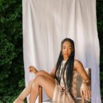 Khosi Ngema Instagram - skin shades of earth… “Senqu” Dress By @nthatuoa_com Photographed By @thapelo_gv72