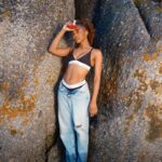 Khosi Ngema Instagram - My state of euphoria feels like self-confidence and sensuality. It smells like luxury infused with blackcurrant essence… ❤️ How does it feel to lean into your euphoria? @calvinklein #ckmyeuphoria #ad