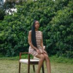 Khosi Ngema Instagram - skin shades of earth… “Senqu” Dress By @nthatuoa_com Photographed By @thapelo_gv72