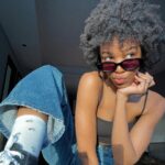 Khosi Ngema Instagram - messin around in my chucks🤸🏾‍♀️ @converse.za