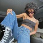 Khosi Ngema Instagram - messin around in my chucks🤸🏾‍♀️ @converse.za