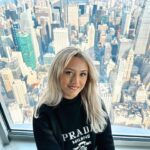 Kiera Bridget Instagram – throwback to when i decided to the very top of the Empire State Building and beg them to let me on the open air observation deck despite being scared of heights. the intrusive thoughts did not win. i felt like the president. @empirestatebldg #esbvip