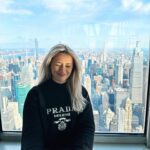 Kiera Bridget Instagram – throwback to when i decided to the very top of the Empire State Building and beg them to let me on the open air observation deck despite being scared of heights. the intrusive thoughts did not win. i felt like the president. @empirestatebldg #esbvip