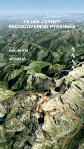 Kilian Jornet Instagram - Kilian Jornet is no stranger to a challenge. So when he describes his latest challenge, Rediscovering the Pyrenees, “as one of the hardest things I’ve ever done”, it’s no surprise that the data around it is... impressive. Take a full look at his journey over the course of 8 days at the 🔗 in bio. Tracked on Strava. Powered by NNormal gear.